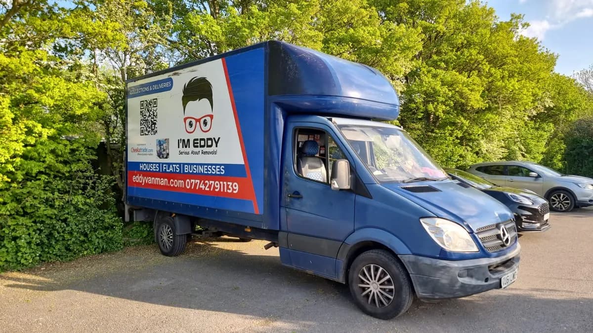 The Luton van used for Bristol removals, clearances and single-item collections